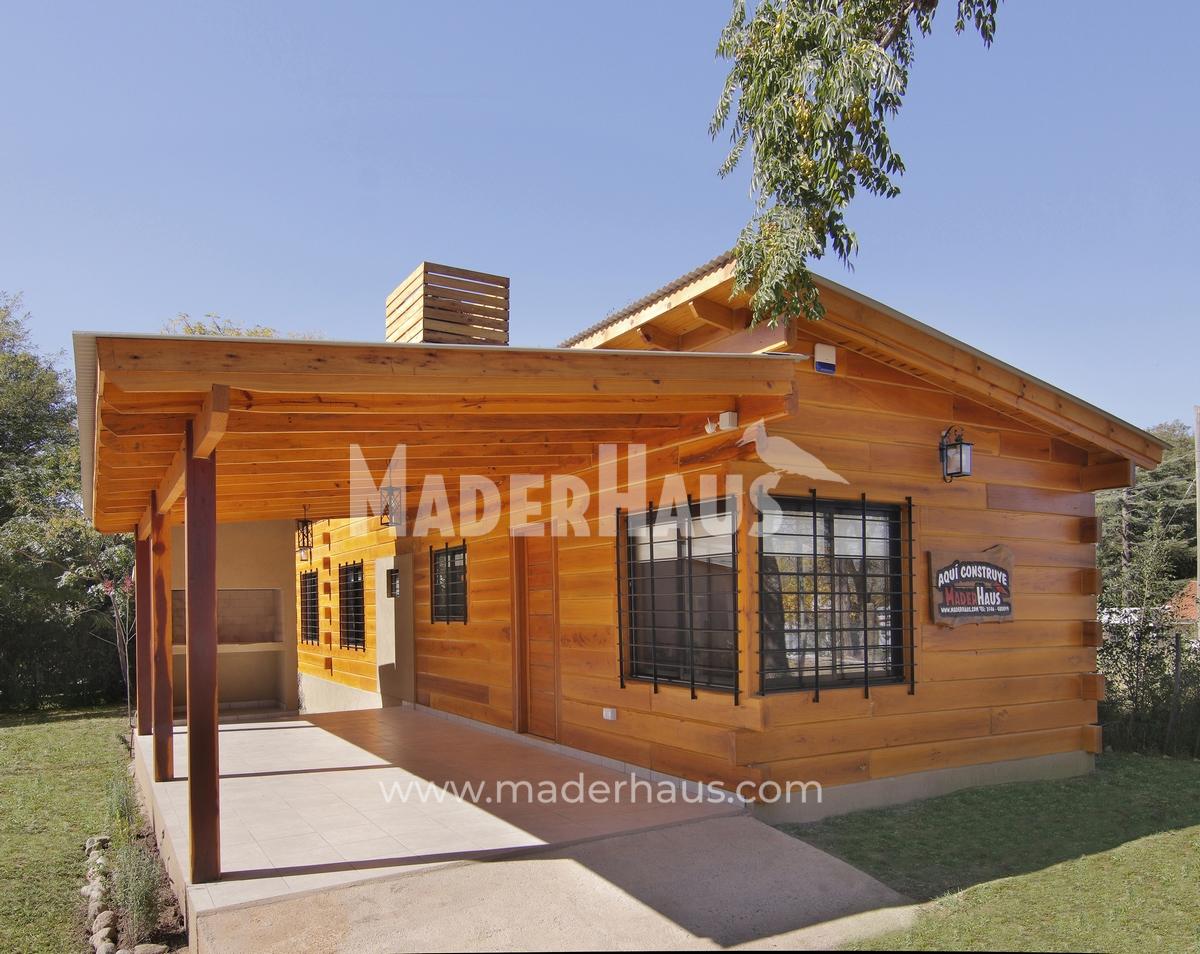 Cabaña de 2 Habitaciones en 1 Plantas - Tipología 6 - MaderHaus